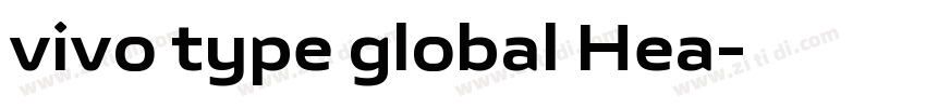 vivo type global Hea字体转换